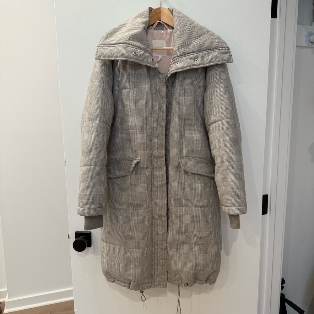 Avec Les Filles Gray Puffer Coat